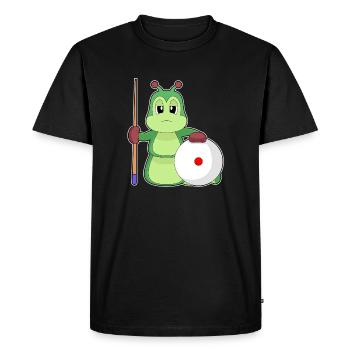 Caterpillar Billiard Cue - Men's Premium Organic T-Shirt - black - Front - Nico (187cm)