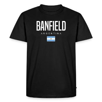 Banfield Argentine Argentin - T-shirt Premium bio Homme - noir - Devant - Nico (187cm)