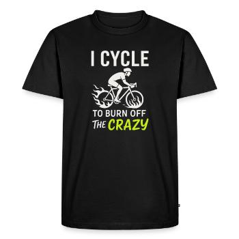 Parce que la terre n'est pas plate, elle est pleine d'ép - T-shirt Premium bio Homme - noir - Devant - Nico (187cm)