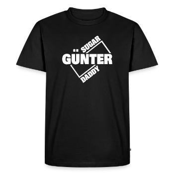 Sugar Daddy Guenter - T-shirt Premium bio Homme - noir - Devant - Nico (187cm)