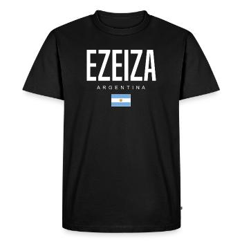 Ezeiza Argentine Argentin - T-shirt Premium bio Homme - noir - Devant - Nico (187cm)