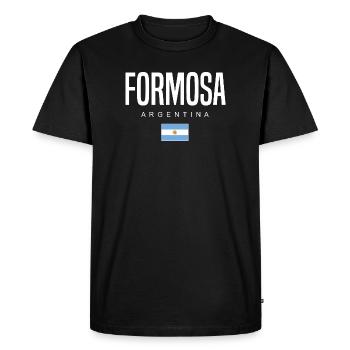 Formose Argentine Argentin - T-shirt Premium bio Homme - noir - Devant - Nico (187cm)