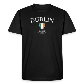 J’adore Dublin, Dublin souvenir - T-shirt Premium bio Homme - noir - Devant - Nico (187cm)