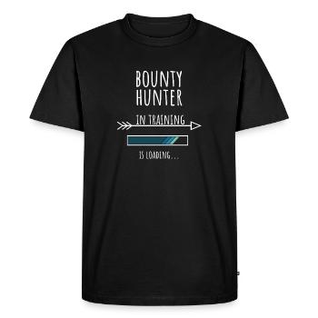 Cadeau Profession Formation Chasseur de Primes - T-shirt Premium bio Homme - noir - Devant - Nico (187cm)