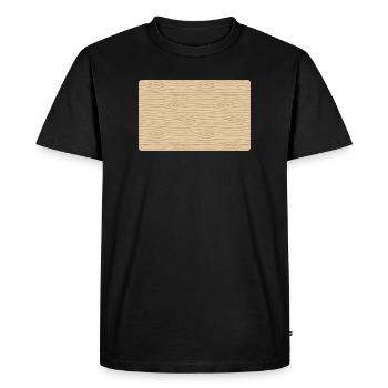Conception de planche à découper en bois - T-shirt Premium bio Homme - noir - Devant - Nico (187cm)
