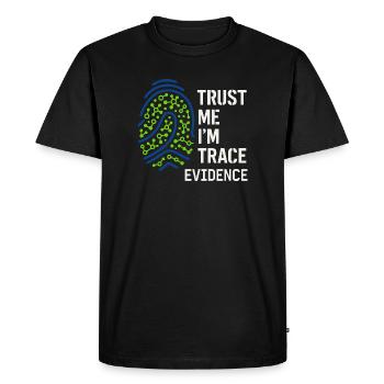 Forensic Chemist Crime Lab Toxicology - Men's Premium Organic T-Shirt - black - Front - Nico (187cm)