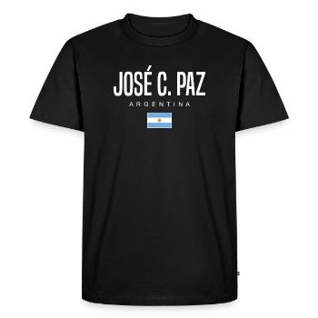 José C. Paz Argentine Argentine - T-shirt Premium bio Homme - noir - Devant - Nico (187cm)
