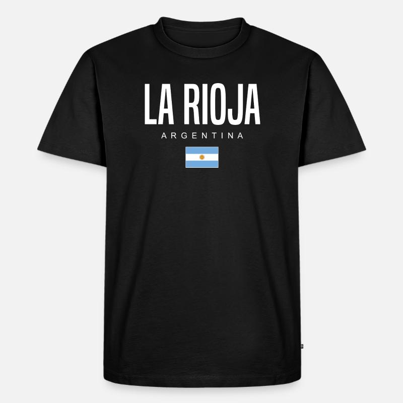 La Rioja Argentinien Argentinier - Männer Premium Bio T-Shirt - Schwarz
