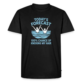 Synchronized swimming Artistic swimming Water sports - Men's Premium Organic T-Shirt - black - Front - Nico (187cm)