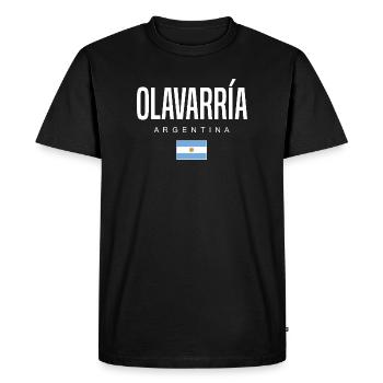 Olavarria Argentine Argentins - T-shirt Premium bio Homme - noir - Devant - Nico (187cm)