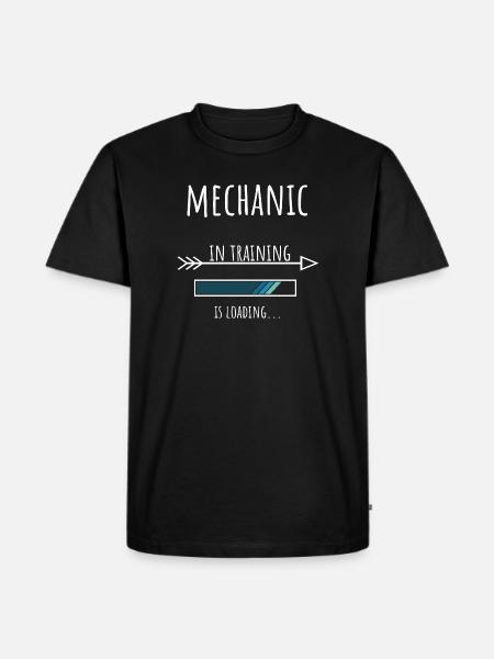 Mechanic Gift Profession Training Mechanic - Men's Premium Organic T-Shirt - black