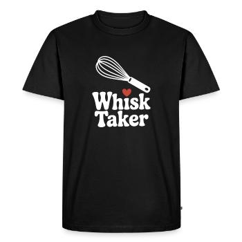 Preneur de fouet - T-shirt Premium bio Homme - noir - Devant - Nico (187cm)