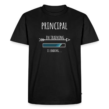 Don principal Profession Éducation Directeur d'école - T-shirt Premium bio Homme - noir - Devant - Nico (187cm)