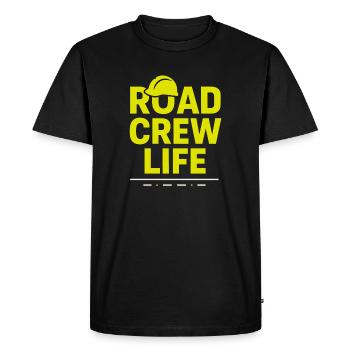 Road Construction Team Asphalt Concrete Team - Men's Premium Organic T-Shirt - black - Front - Nico (187cm)