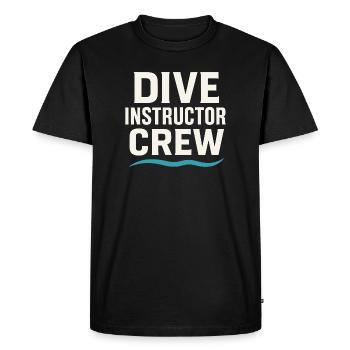 Scuba Instructor Dive Crew Pride Teaching - Men's Premium Organic T-Shirt - black - Front - Nico (187cm)
