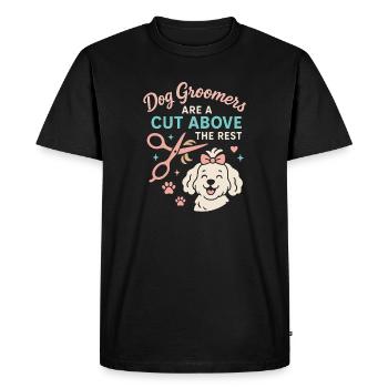 Les meilleurs mécaniciens ont des barbes - T-shirt Premium bio Homme - noir - Devant - Nico (187cm)