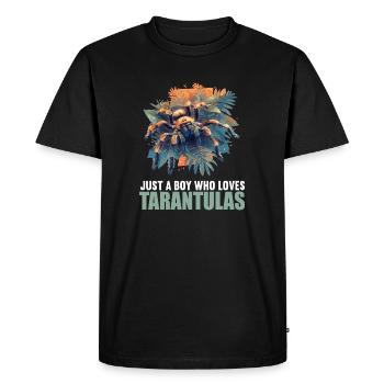 Tarentules Tarentule - T-shirt Premium bio Homme - noir - Devant - Nico (187cm)