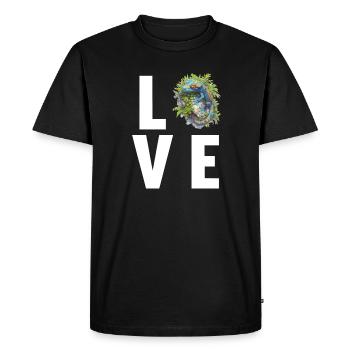 Tokay Geckos Tokay Gecko - T-shirt Premium bio Homme - noir - Devant - Nico (187cm)
