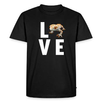 Tokay Geckos Tokay Gecko - T-shirt Premium bio Homme - noir - Devant - Nico (187cm)