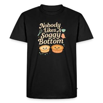 On n’est jamais trop vieux pour jouer dans la terre battue - T-shirt Premium bio Homme - noir - Devant - Nico (187cm)