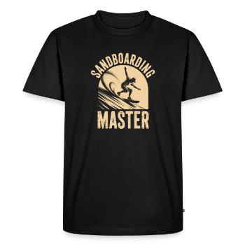 Sandboarder Master Vintage Summer Sandboarding - T-shirt Premium bio Homme - noir - Devant - Nico (187cm)