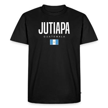 Jutiapa Guatemala Guatemalteken - Men's Premium Organic T-Shirt - black - Front - Nico (187cm)