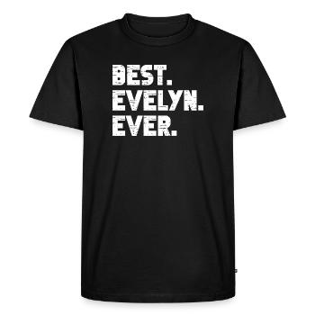 Best Evelyn Ever Gift Saying - Men's Premium Organic T-Shirt - black - Front - Nico (187cm)
