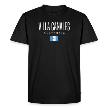 Villa Canales Guatemala Guatemalteken - T-shirt Premium bio Homme - noir - Devant - Nico (187cm)