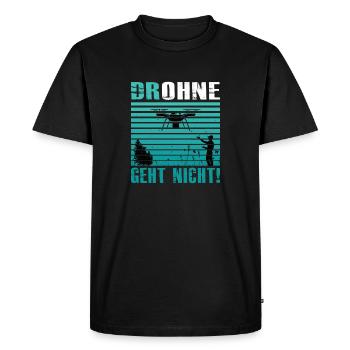 Drone Pilot Accessories Drone Pilot Drone Gift - Men's Premium Organic T-Shirt - black - Front - Nico (187cm)