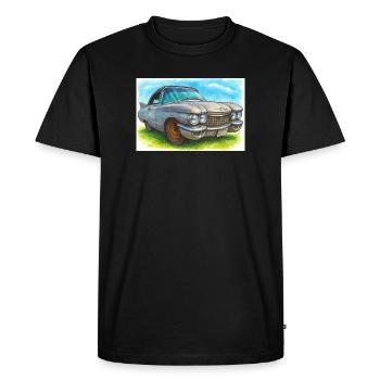 Rétro Classique Cad -60 - T-shirt Premium bio Homme - noir - Devant - Nico (187cm)