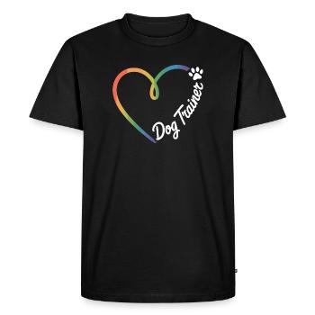 Dresseur - T-shirt Premium bio Homme - noir - Devant - Nico (187cm)