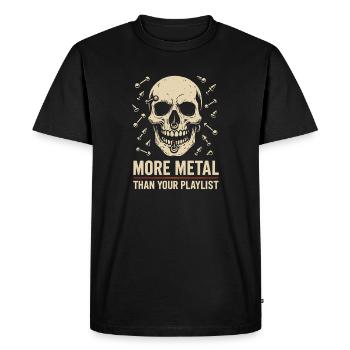 Piercing Addict Body Mod Enthusiast - T-shirt Premium bio Homme - noir - Devant - Nico (187cm)