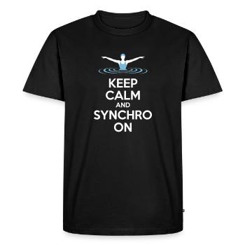 Synchronized swimming Artistic swimming Water sports - Men's Premium Organic T-Shirt - black - Front - Nico (187cm)