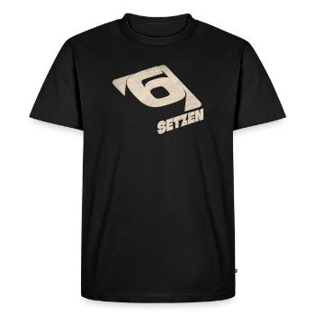 Six paris - T-shirt Premium bio Homme - noir - Devant - Nico (187cm)