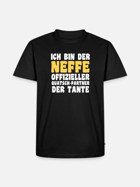 Family motif nephew - Men's Premium Organic T-Shirt - black