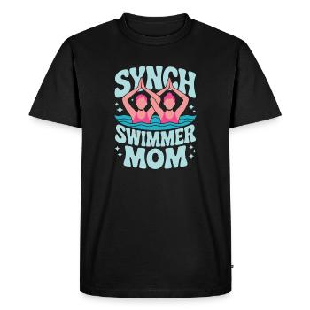 Synchronized swimming Artistic swimming Water sports - Men's Premium Organic T-Shirt - black - Front - Nico (187cm)