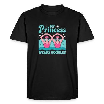 Synchronized swimming Artistic swimming Water sports - Men's Premium Organic T-Shirt - black - Front - Nico (187cm)
