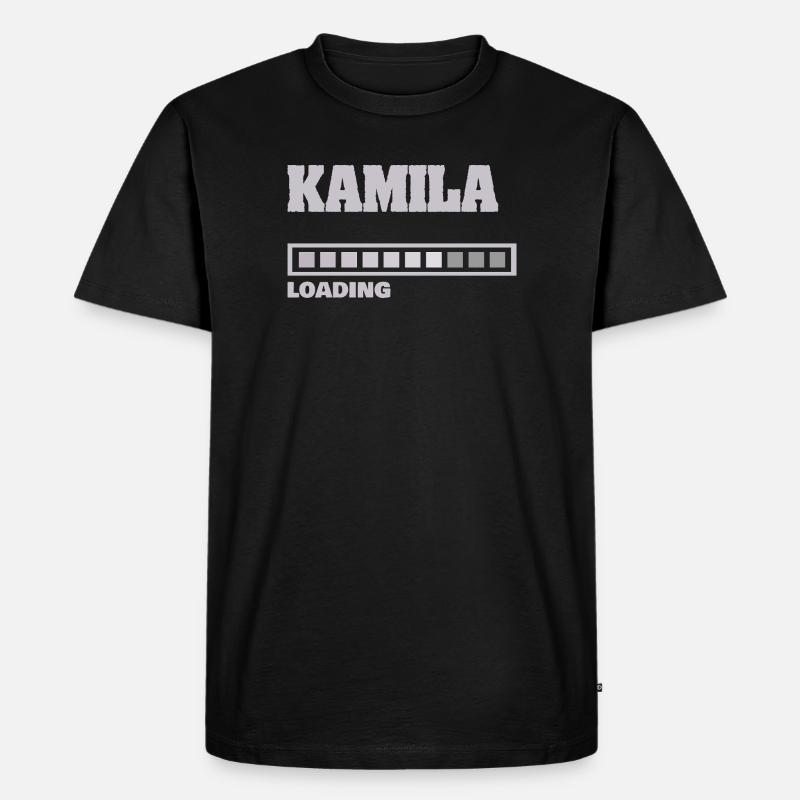 Kamila - Männer Premium Bio T-Shirt - Schwarz