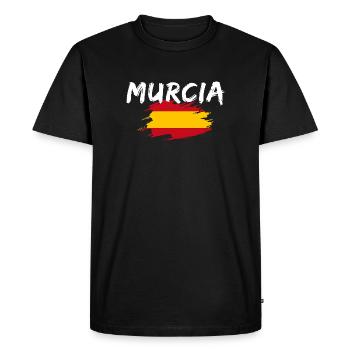 Murcia Spain - Men's Premium Organic T-Shirt - black - Front - Nico (187cm)