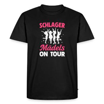 Schlager Girls on Tour Schlager Party Girls' Night Out - T-shirt Premium bio Homme - noir - Devant - Nico (187cm)