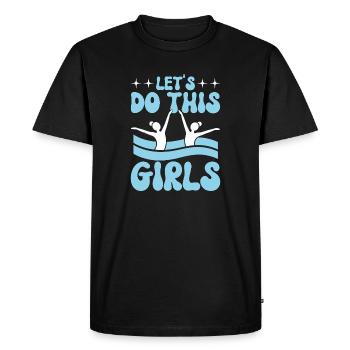 Synchronized swimming Artistic swimming Water sports - Men's Premium Organic T-Shirt - black - Front - Nico (187cm)