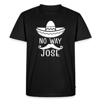No Way Jose Sombrero - Men's Premium Organic T-Shirt - black - Front - Nico (187cm)