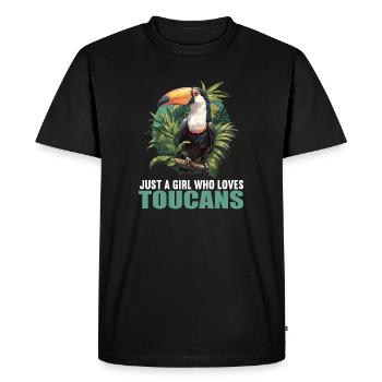 Toucans Toucan - T-shirt Premium bio Homme - noir - Devant - Nico (187cm)