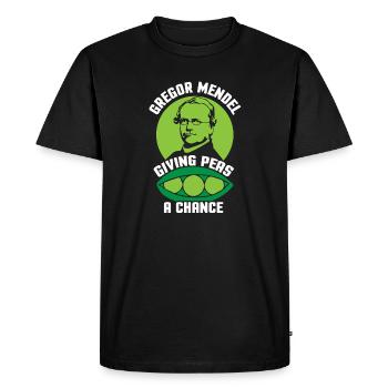 Chimie Chimiste Professeur de chimie Dire science - T-shirt Premium bio Homme - noir - Devant - Nico (187cm)