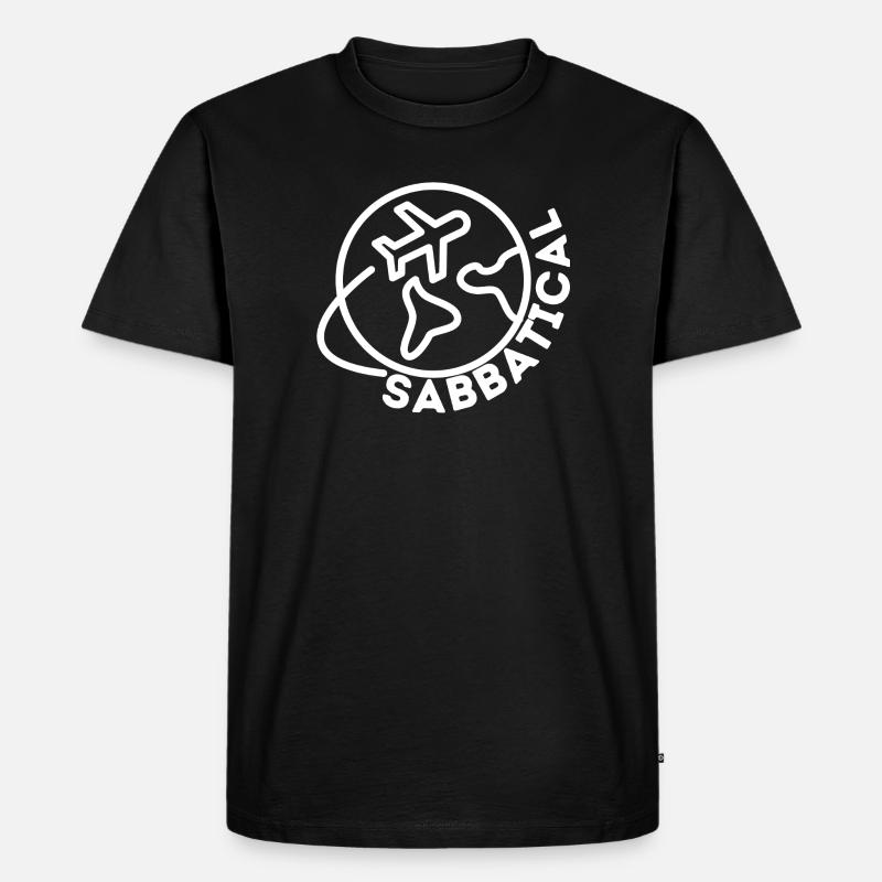 Sabbatical - Männer Premium Bio T-Shirt - Schwarz
