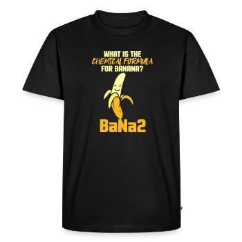 Chimie Chimiste Professeur de chimie Dire science - T-shirt Premium bio Homme - noir - Devant - Nico (187cm)