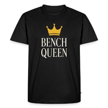 Drôle de développé couché Meme Spot Me Bro Powerlifting - T-shirt Premium bio Homme - noir - Devant - Nico (187cm)