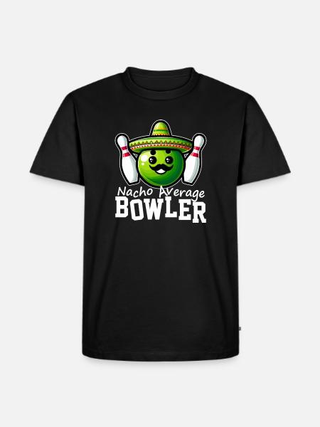 Nacho Bowler Bunt Sombrero - Männer Premium Bio T-Shirt - Schwarz