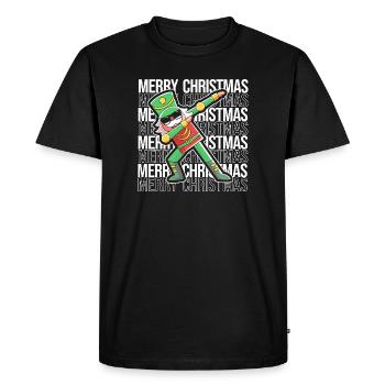 Christmas Nutcracker - Men's Premium Organic T-Shirt - black - Front - Nico (187cm)