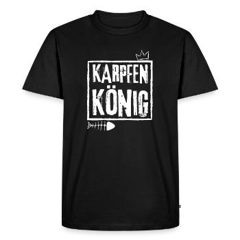 CARPE KING GRUNGE PUNK ROCK DESIGN - T-shirt Premium bio Homme - noir - Devant - Nico (187cm)